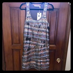 NWT sequin dress, Sz L